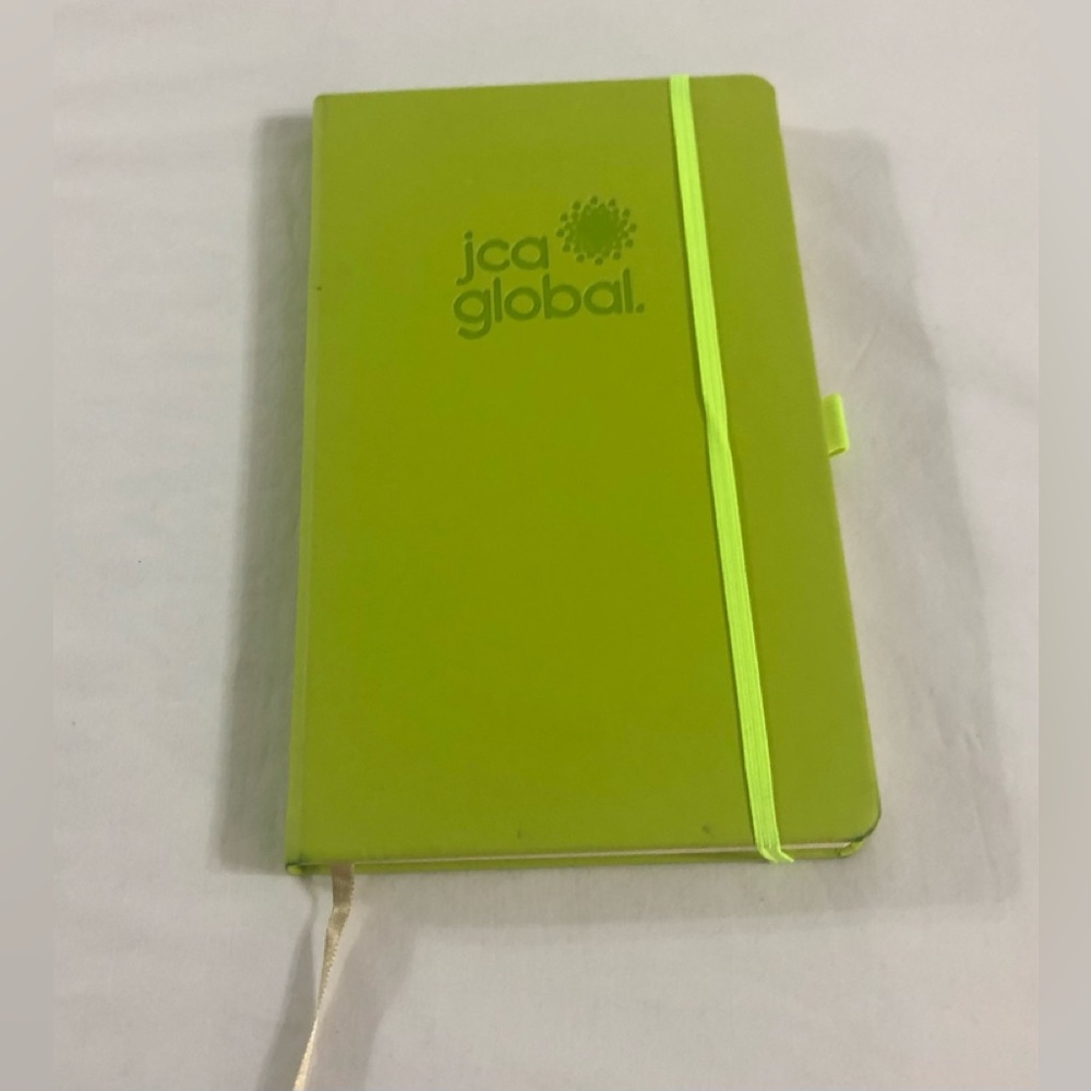 JCA global Sustaining your Learning reflective journal yellow. 8”LX5”W
